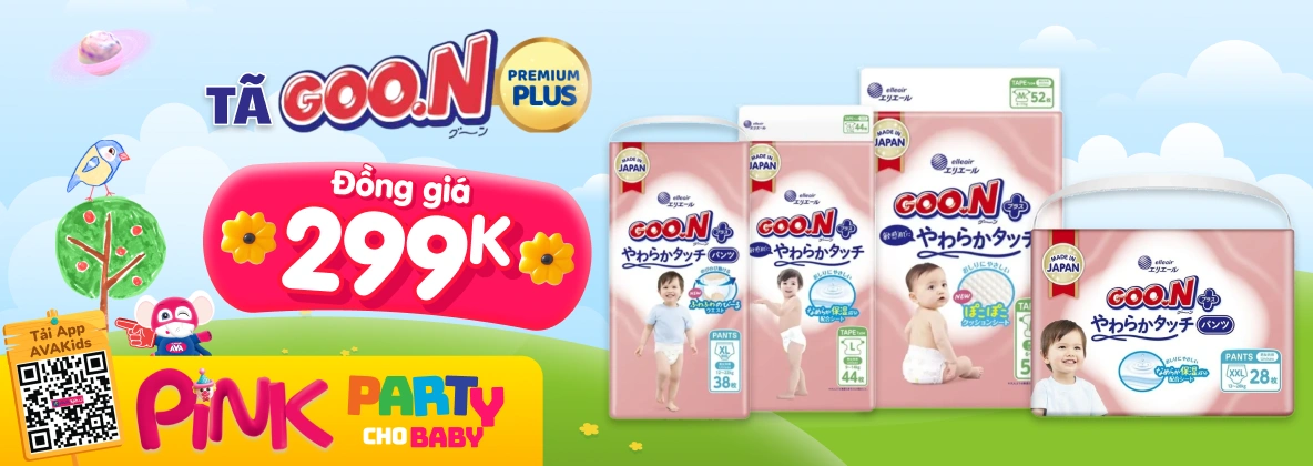 Banner trang NH tã Goon